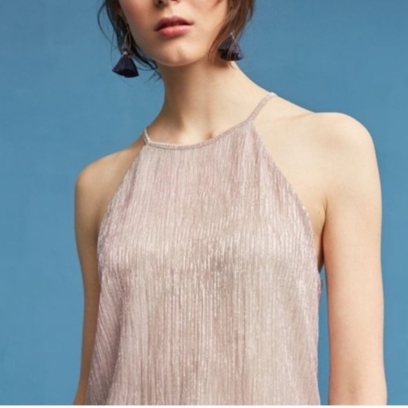Anthropologie Maeve Waverly Shimmer Tank Top - Picture 8 of 9